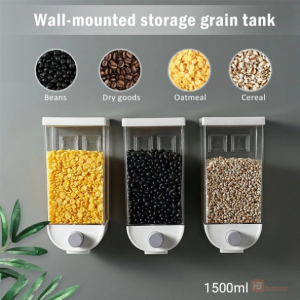 1.5kg Wall Mounted Plastic Cereal Dispenser