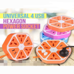 4 USB Hexagon Power Socket