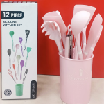 12 Pcs Silicone Kitchen Tool Set