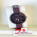 Barasti Mate Steel Watch For Ladies (Maroon)