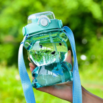 Blue Cute Bear Shaped Water Bottle - 1000ml