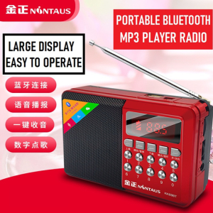 KK69BT Portable FM Radio Bluetooth Speaker