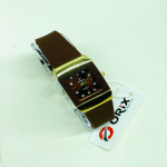 Orix Rubber Strap Watch For Ladies (Brown)