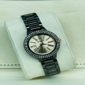 Orix Black Tone Crystal Ladies Watch