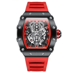 Richard Mille Style Square Watch (Red)