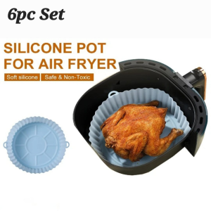 6 Pcs Silicone Pot Air Fryer