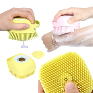 silicone massage bath brush