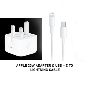 20w Apple Adapter With Lightning Cable