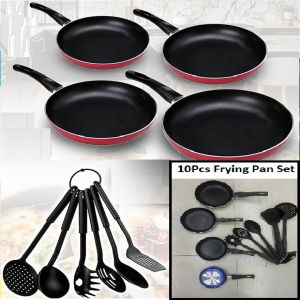 10 Pcs Nonstick Fry Pan Set