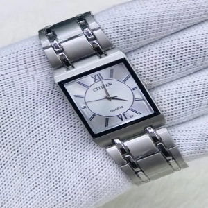 Citizen Rectangular Sliver Steel Strap Ladies Watch