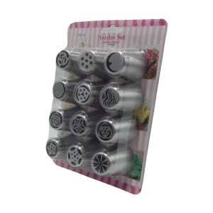 12 Pcs Cake Nozzle Set