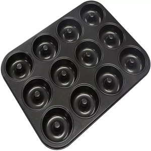 12 Pcs Donut Baking Tray