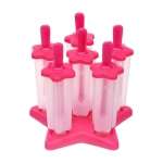 6 Pcs Star Shape Ice Pop Molds