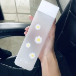 Floral Plastic Square Water Bottle (500ml)