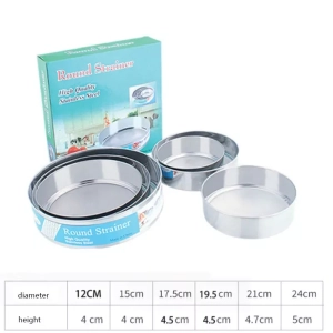 Stainless Steel Round Strainer