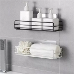 Self Adhesive Metal Bathroom Rack