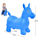 Rubber Rider Jumping Animal