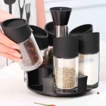 6 Bottles Rotatable Spice Rack