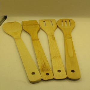 4 Pcs Bamboo Spoon Set