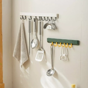 8 Hook Wall Mounted Spoon Hanger