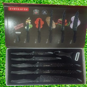 Evryealth 6 Pcs Kitchen Knife Set