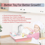 Kids Kitchen Sink Play Set