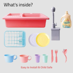 Kids Kitchen Sink Play Set