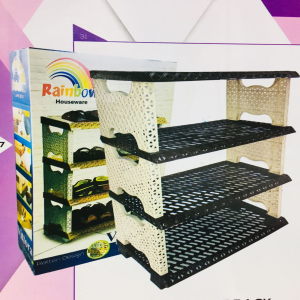 Rainbow shoe Rack
