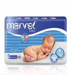 16 Pcs Marvel Baby Diapers - Newborn