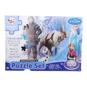 120 Pcs Frozen Puzzle Set