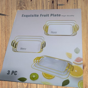 3 Pcs Fruit Plate (SQR)