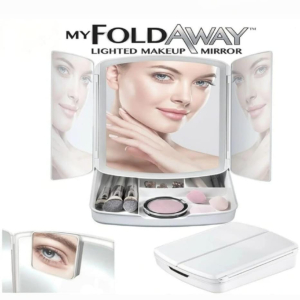 My Foldaway Lighted Makeup Mirror