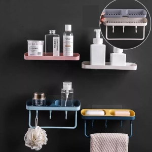 Twin Soap Box Holder With Hooks