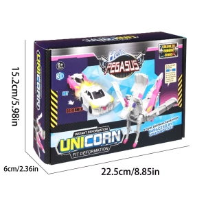 Unicorn Transforming Car Robot