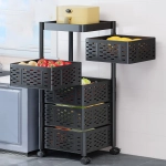 5 Layer Square Movable Storage Rack