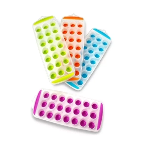 Silicone Ice Cube Tray Round Assorted