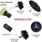 Travel Umbrella With Led Torch