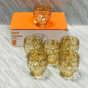 Deli 6 Pcs Gold Mug Set