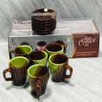 12 Pcs Coffee Cup & Sauser - 352-15