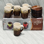 12 Pcs Coffee Cup & Sauser - 352-13