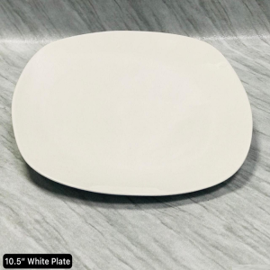 10.5 Inch White Plate