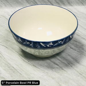 5 Inch Porcelain Bowl PR Blue