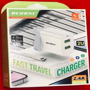 Recrsi 2 Usb Quick Travel Charger CH-P01