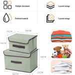 2 Pcs Foldable storage box