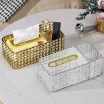 Crystal Luxury Tissue Box With Holder