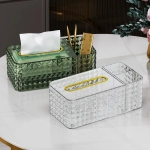 Crystal Luxury Tissue Box With Holder