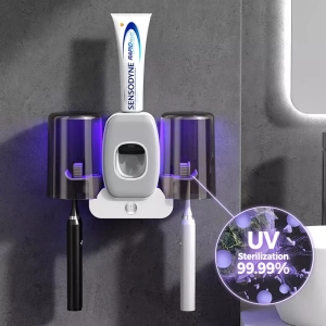 Double Cups Smart Toothpaste Dispenser