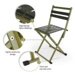 2 In 1 Folding Steel Chair