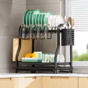 2 Layer Stainless Steel Dish Rack - MZY-1028