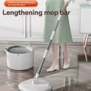 Square Spin Mop With Bucket